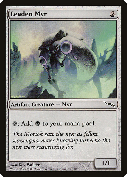 Leaden Myr - Mirrodin Common Card