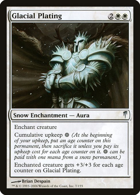 Glacial Plating - Coldsnap Uncommon Card