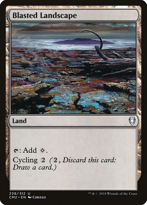 Blasted Landscape - Commander Anthology Volume II Uncommon Card