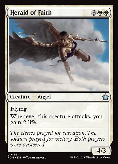 Herald of Faith - Foundations Uncommon Card