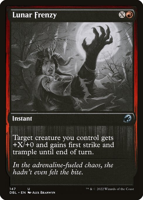 Lunar Frenzy - Innistrad: Double Feature Uncommon Card