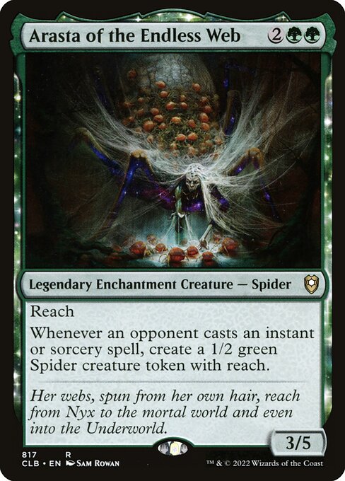 Arasta of the Endless Web - Commander Legends: Battle for Baldur's Gate Rare Card