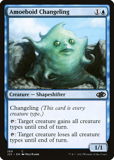 Amoeboid Changeling - Jumpstart 2022 Common Card