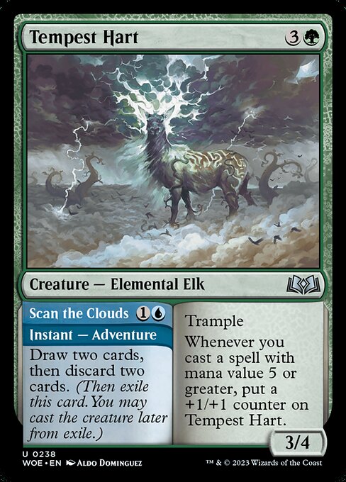 Tempest Hart // Scan the Clouds - Wilds of Eldraine Uncommon Card