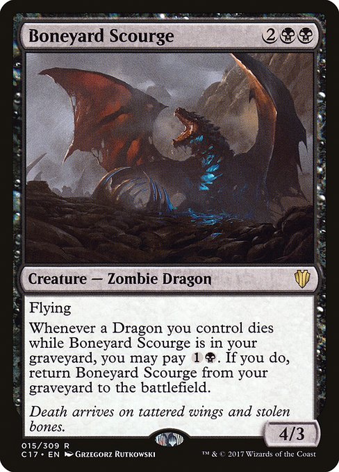 Boneyard Scourge - Commander 2017 Rare Card