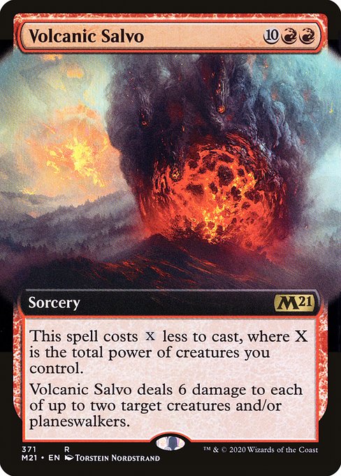 Volcanic Salvo - Core Set 2021 Rare Card
