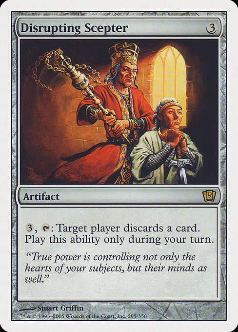 Disrupting Scepter - Ninth Edition Rare Card