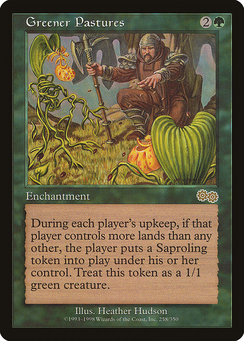 Greener Pastures - Urza's Saga Rare Card