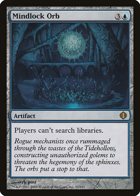 Mindlock Orb - Shards of Alara Rare Card