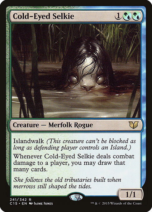 Cold-Eyed Selkie - Commander 2015 Rare Card