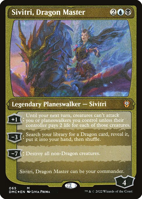 Sivitri, Dragon Master - Dominaria United Commander Mythic Card