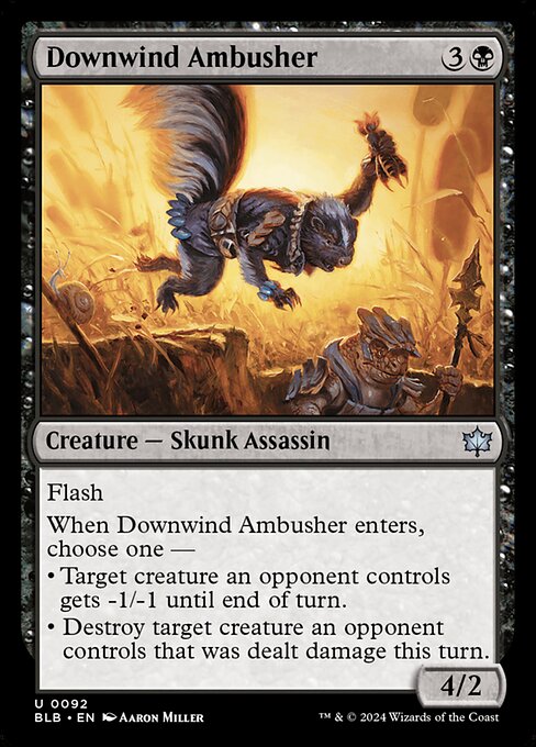 Downwind Ambusher - Bloomburrow Uncommon Card