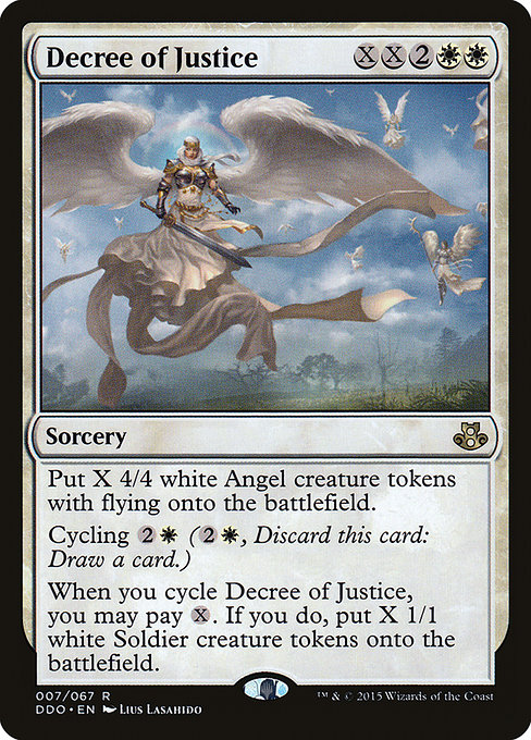 Decree of Justice - Duel Decks: Elspeth vs. Kiora Rare Card