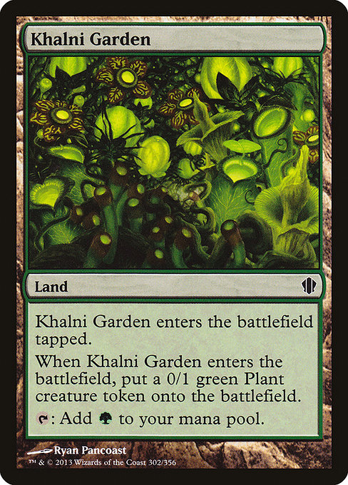 Khalni Garden - Commander 2013 Common Card