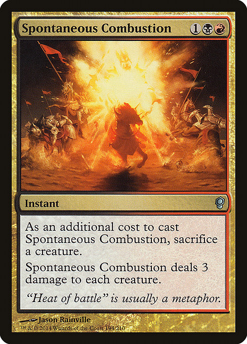 Spontaneous Combustion - Conspiracy Uncommon Card