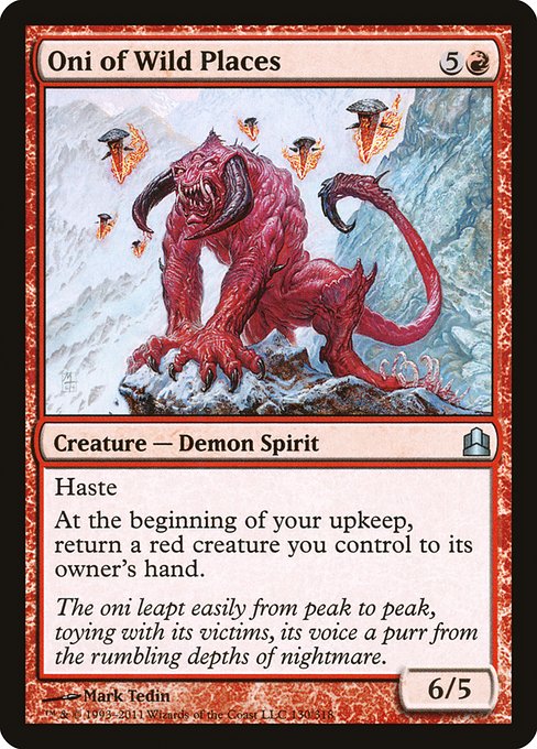 Oni of Wild Places - Commander 2011 Uncommon Card