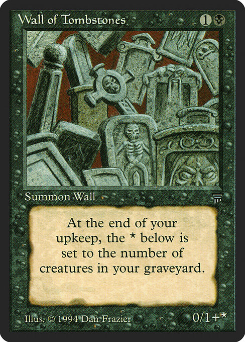 Wall of Tombstones - Legends Uncommon Card