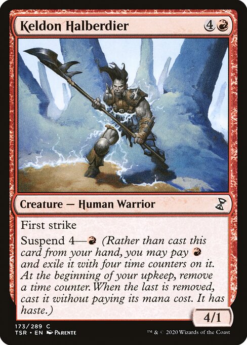 Keldon Halberdier - Time Spiral Remastered Common Card