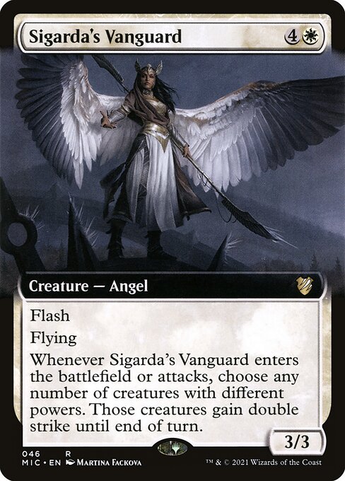 Sigarda's Vanguard - Midnight Hunt Commander Rare Card