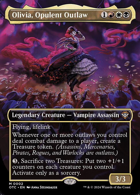 Olivia, Opulent Outlaw - Outlaws of Thunder Junction Commander Mythic Card