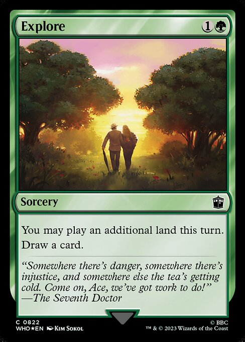 Explore - Doctor Who Common Card