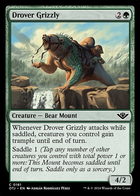 Drover Grizzly - Outlaws of Thunder Junction Common Card