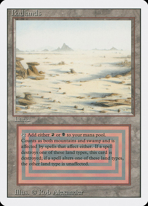 Badlands - Revised Edition Rare Card
