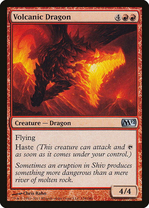Volcanic Dragon - Magic 2012 Uncommon Card