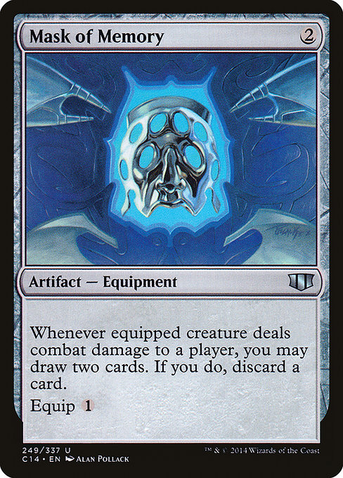 Mask of Memory - Commander 2014 Uncommon Card
