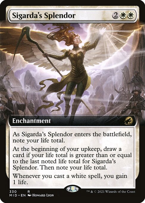 Sigarda's Splendor - Innistrad: Midnight Hunt Rare Card
