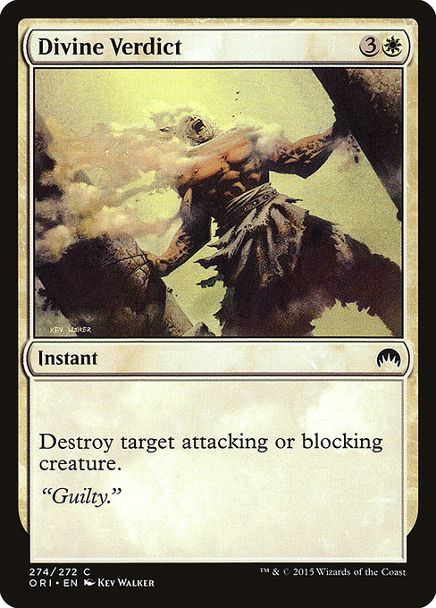 Divine Verdict - Magic Origins Common Card
