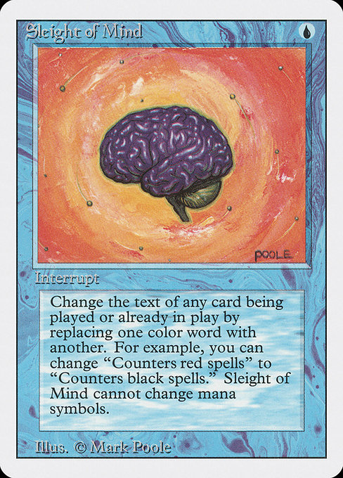 Sleight of Mind - Revised Edition Rare Card