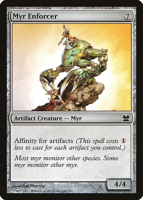 Myr Enforcer - Modern Masters Common Card