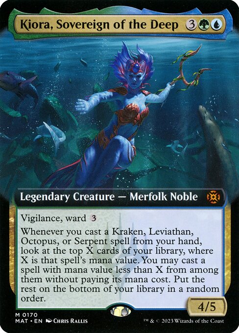Kiora, Sovereign of the Deep - March of the Machine: The Aftermath Mythic Card