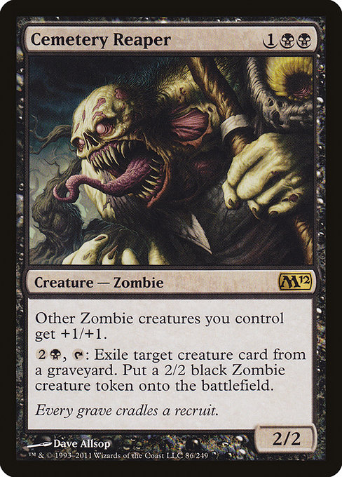 Cemetery Reaper - Magic 2012 Rare Card