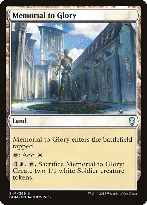 Memorial to Glory - Dominaria Uncommon Card