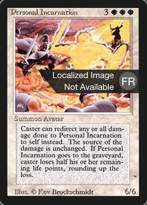 Personal Incarnation - Foreign Black Border Rare Card