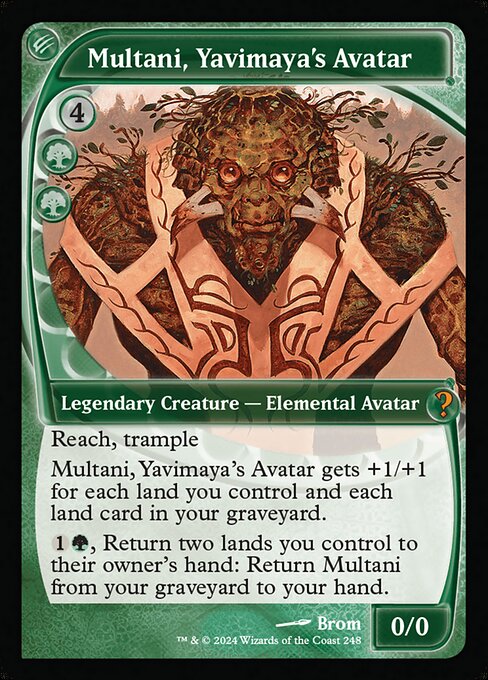 Multani, Yavimaya's Avatar - Mystery Booster 2 Mythic Card