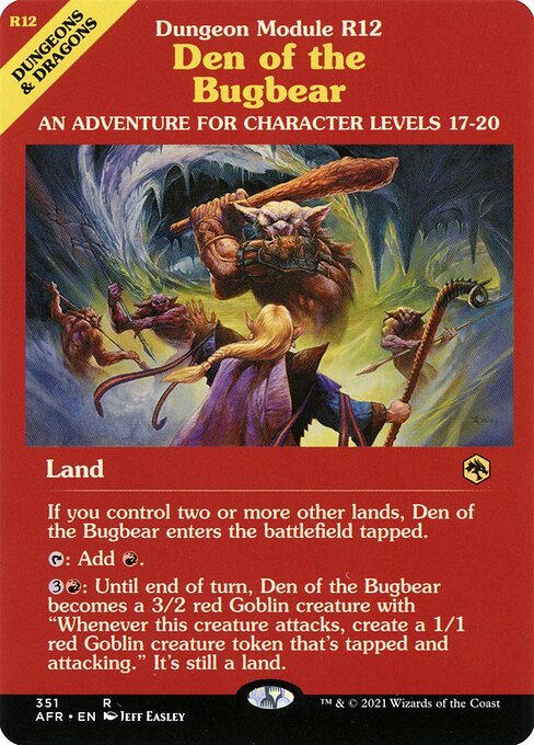 Den of the Bugbear - Adventures in the Forgotten Realms Rare Card