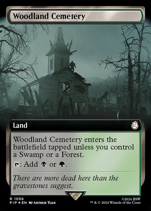 Woodland Cemetery - Fallout Rare Card