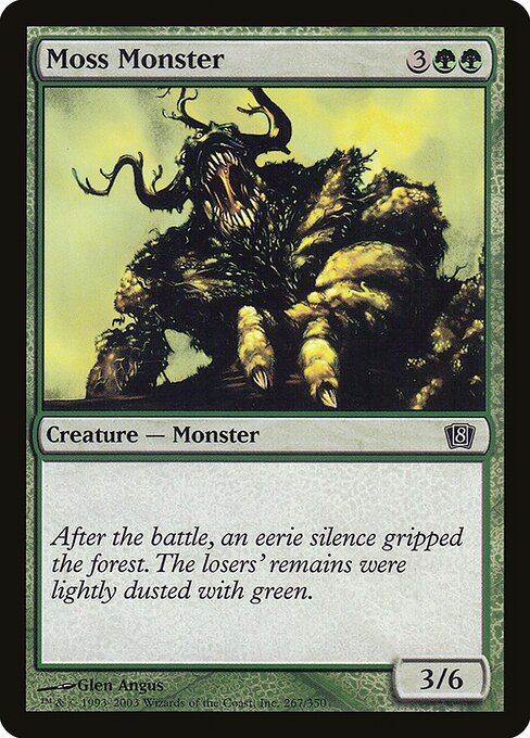Moss Monster - Eighth Edition Common Card