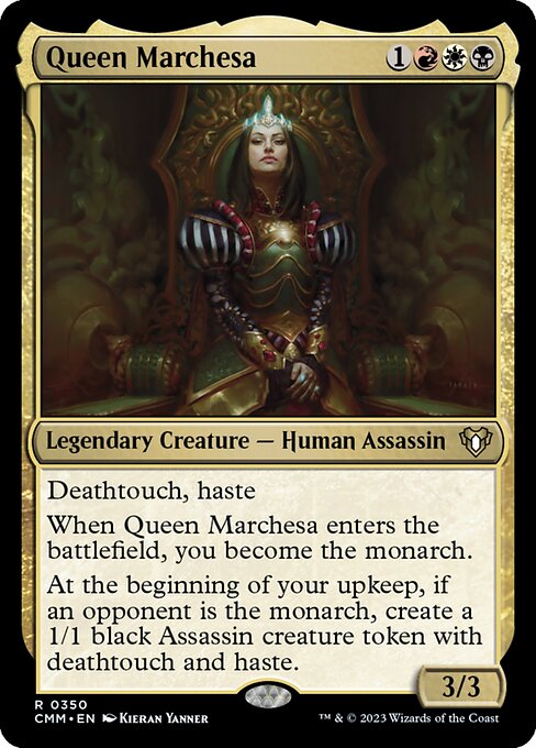 Queen Marchesa - Commander Masters Rare Card