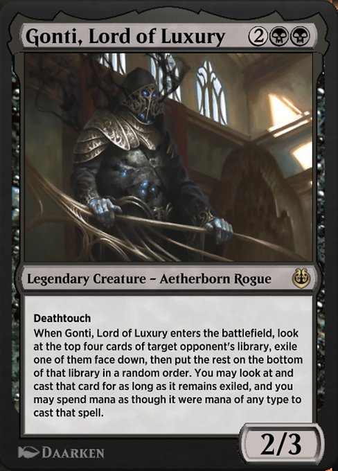 Gonti, Lord of Luxury - Kaladesh Remastered Rare Card