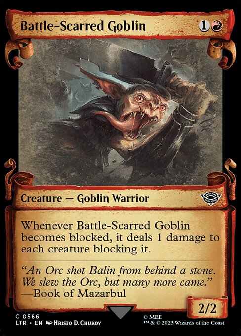 Battle-Scarred Goblin - The Lord of the Rings: Tales of Middle-earth Common Card