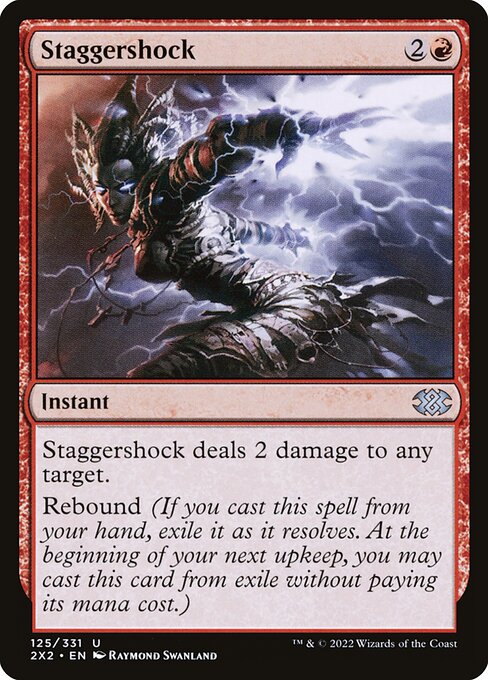 Staggershock - Double Masters 2022 Uncommon Card