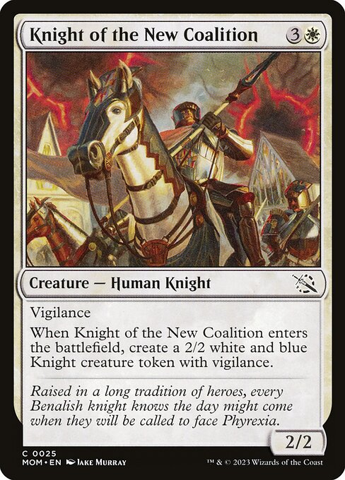 Knight of the New Coalition - March of the Machine Common Card