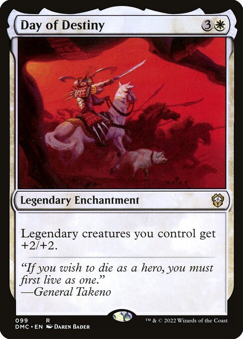 Day of Destiny - Dominaria United Commander Rare Card