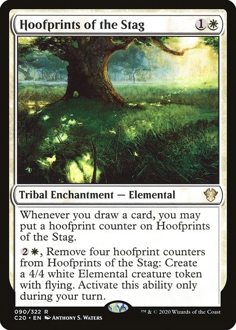 Hoofprints of the Stag - Commander 2020 Rare Card