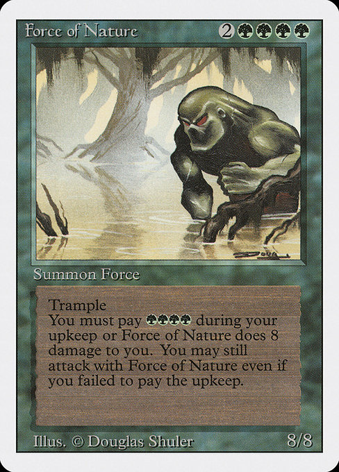 Force of Nature - Revised Edition Rare Card