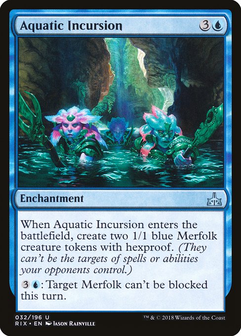 Aquatic Incursion - Rivals of Ixalan Uncommon Card